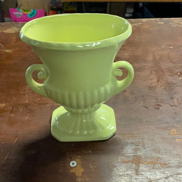 Vintage Vase Lime Green