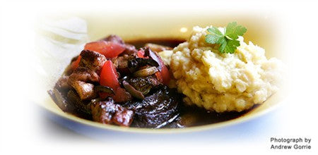 Celeriac and store potato mash