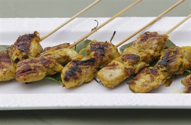 Skewered Vietnamese Chicken with Lime Leaf 