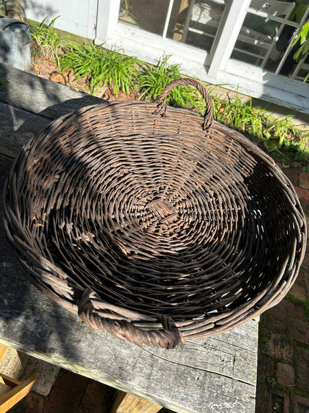 Pre Loved English Willow Basket