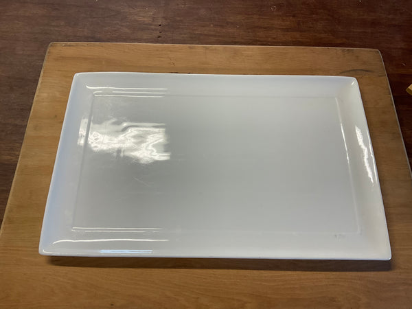 Preloved White Rectangle Platter 46x29cm