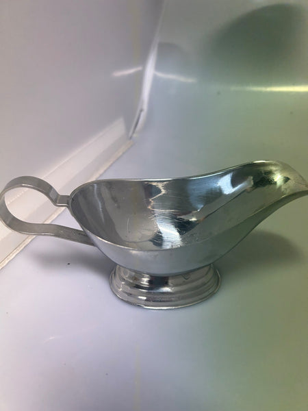 Vintage Stainless Steel Gravy Boat