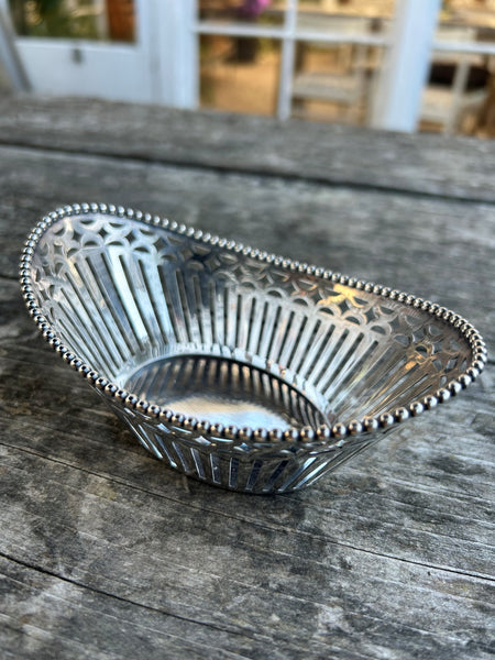 Vintage silver plated bowl