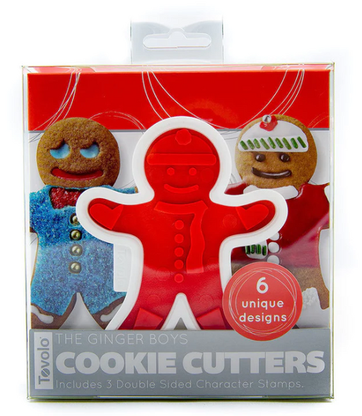 Ginger Boys Cookie Cutter 6 designs 7x10cm