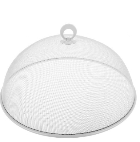 Round Mesh Food Cover 35cm White