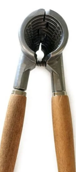 Beechwood and Metal Nut Cracker
