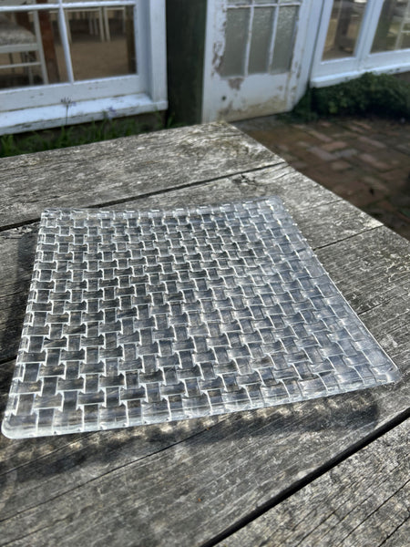 Pre-Loved Glass Platter