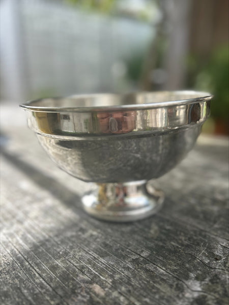 Vintage Silver Footed Bowl