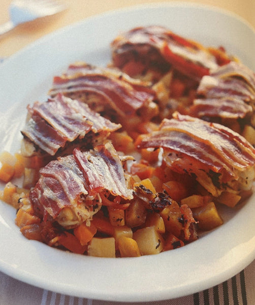 Sage Chicken with Prosciutto with Vegetables