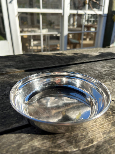 Shallow Silver bowls