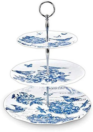 Michel Design Works Indigo Cotton Melamine Platters & Bowls