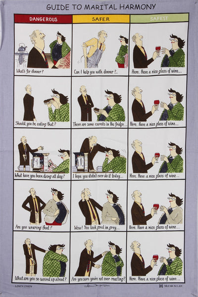 Tea Towel Marital Harmony