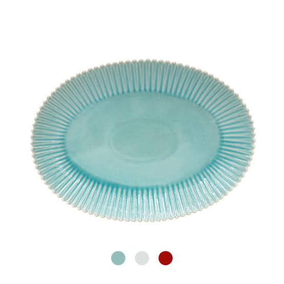 Riviera Pearl Oval Platter 50cm
