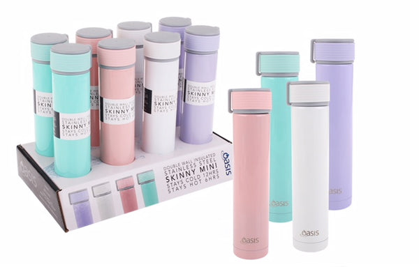 Skinny Mini Handbag Insulated Water Bottle/ Flask