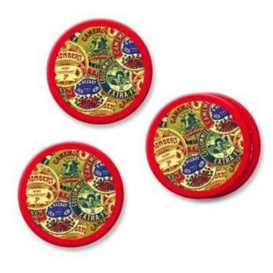 Camembert Coasters Set of 4