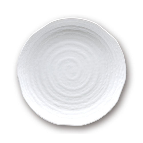 Bella Tavolo White Textured Melamine Platters