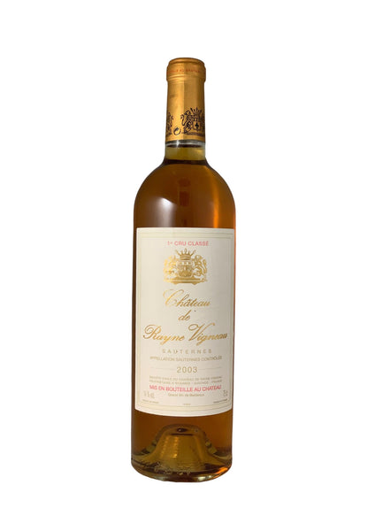 Chateau 2003 De Rayne Vigneau Sauternes