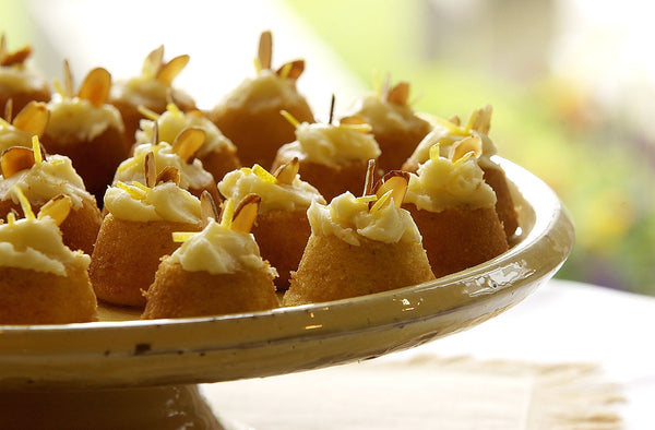 Honey Cupcakes with Cream Cheese Frosting