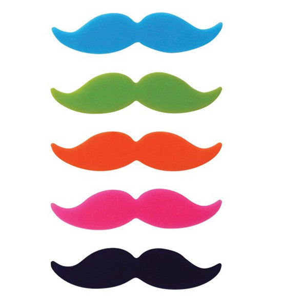 Moustache Glass Markers
