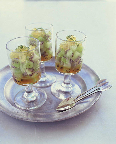 Kiwifruit, Passionfruit and Mint Salad with Amaretto Dressing