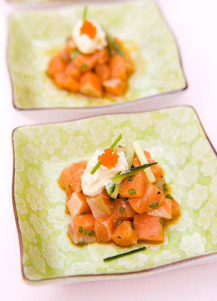 Salmon Tartare with Lime Mayonnaise
