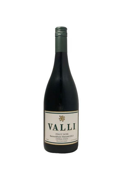 Valli 2012 Central Otago Bannockburn Pinot Noir