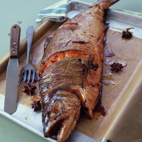 Soy, Star Anise and Ginger Whole Baked Salmon