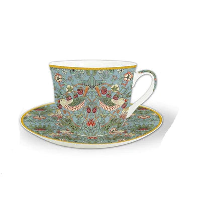 Heritage Fine Bone China Breakfast Mug and Saucer