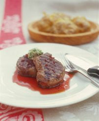 Beef Fillet Steaks with Pinot Noir & Honey Sauce 