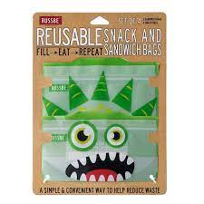 Russbe Reusable 4pc Snack & Sandwich Bag