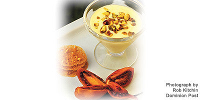 HEAVENLY SAFFRON YOGHURT PUDDING