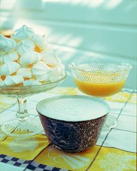 Meringues with Passionfruit Honey