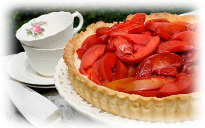 NECTARINE AND STRAWBERRY COMPOTE