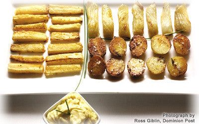 PARMESAN CRUMBED PARSNIPS
