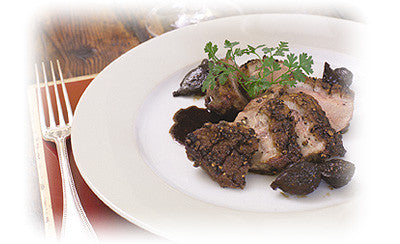 PEPPERED DUCK WITH BALSAMIC FIGS