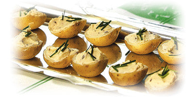 POTATOES STUFFED WITH ANCHOVY PASTE
