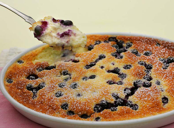 Lemon and Blueberry Delicious Pudding