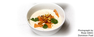 SALMON & COCONUT SOUP
