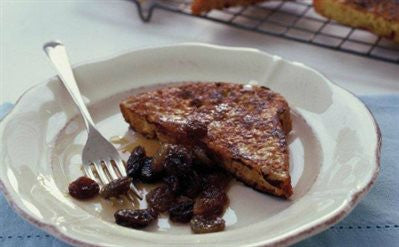 Spanish Toast with Sherry Raisins