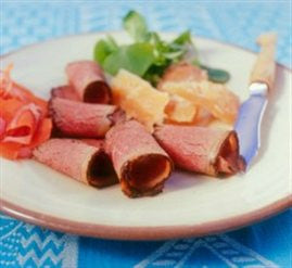 Spiced Beef with Carrot Pickle