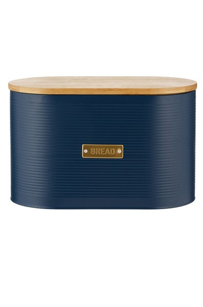 Typhoon Navy Bread Bin