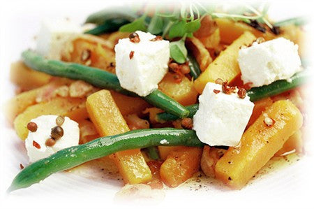 WARM PUMPKIN AND FETA SALAD