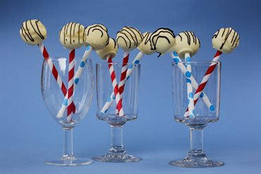 White Chocolate Mint Lollipops